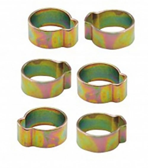 Jeu de 6 colliers à oreilles pour tuyau 6x11 Mecafer