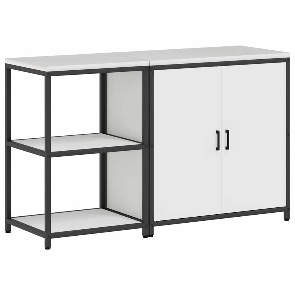 Elrene Buffalo Estantes De Cocina Para Ventana – Juego De 2, 100% Algodón, Cuadro Buffalo Negro/Blanco, 76x91cm