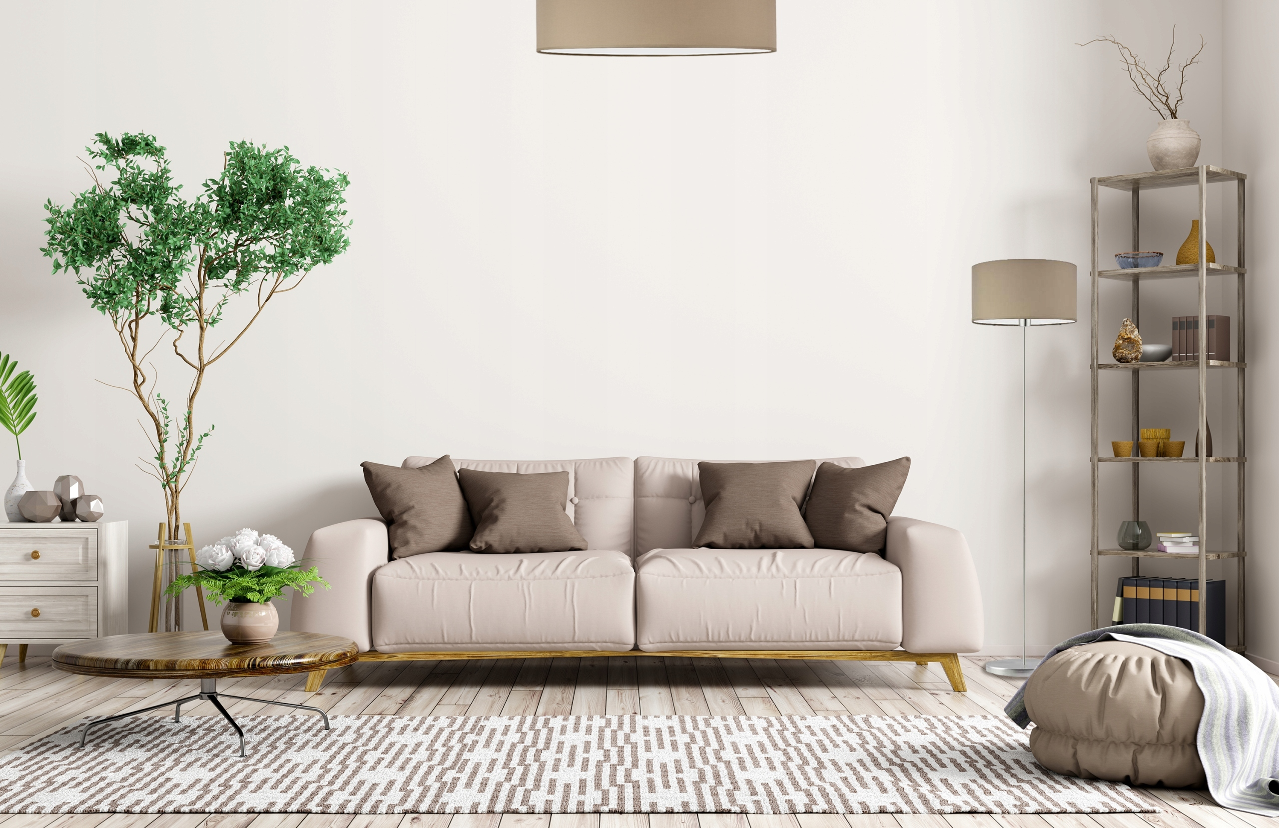 Lampa stojąca podłogowa z abażurem walec 40cm BLUES - 6