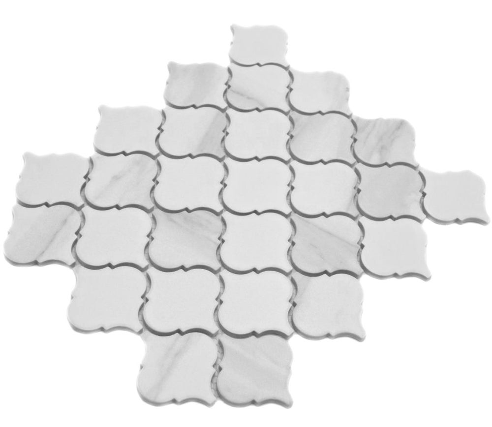 Mosaïque Céramique Florentine Mosani - Blanc Mat - MOS13-11wm_F - 10 Pièces