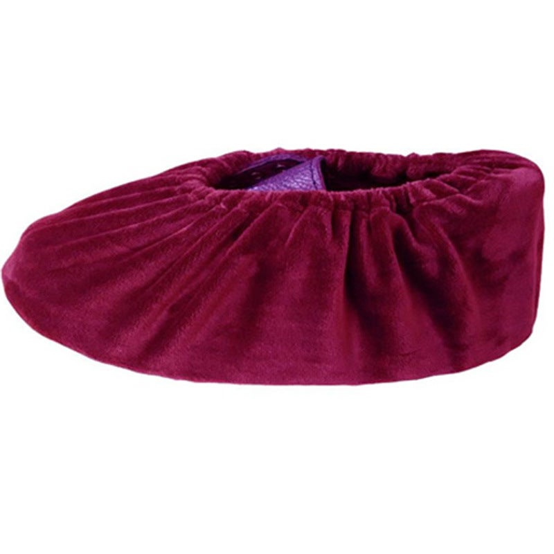 8 Paires Couvre-Chaussure Lavable Surchausson Tissu Réutilisable Chausson avec Flanelle Pantoufle pour Maternelle/Maison/Bureau Informatique - 4