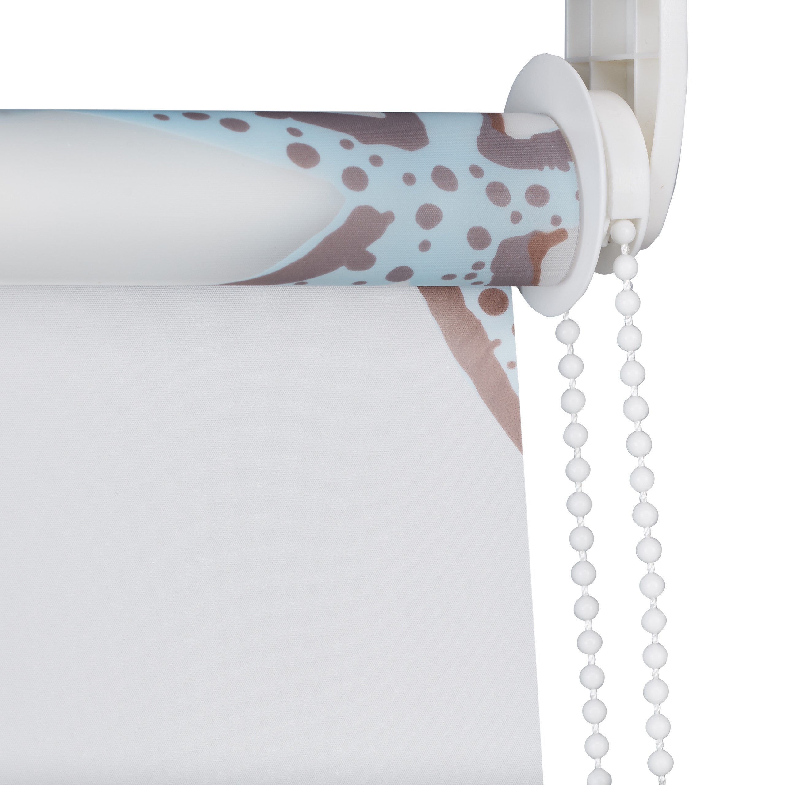 Store de douche Ocean, 60x240 cm, Rideau de douche, baignoire bain store, fixation plafond, semi-transparent, Relaxdays - 8