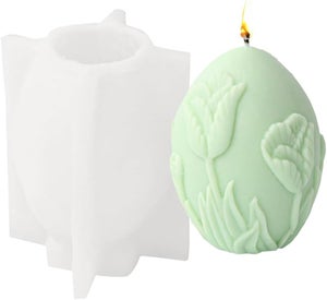 Set Di 3 Stampi In Silicone Per Coniglio Pasquale – Forme 3D Per Candele, Resina E Dolciumi, Alimentare, Riutilizzabile, Regalo Fai-da-te