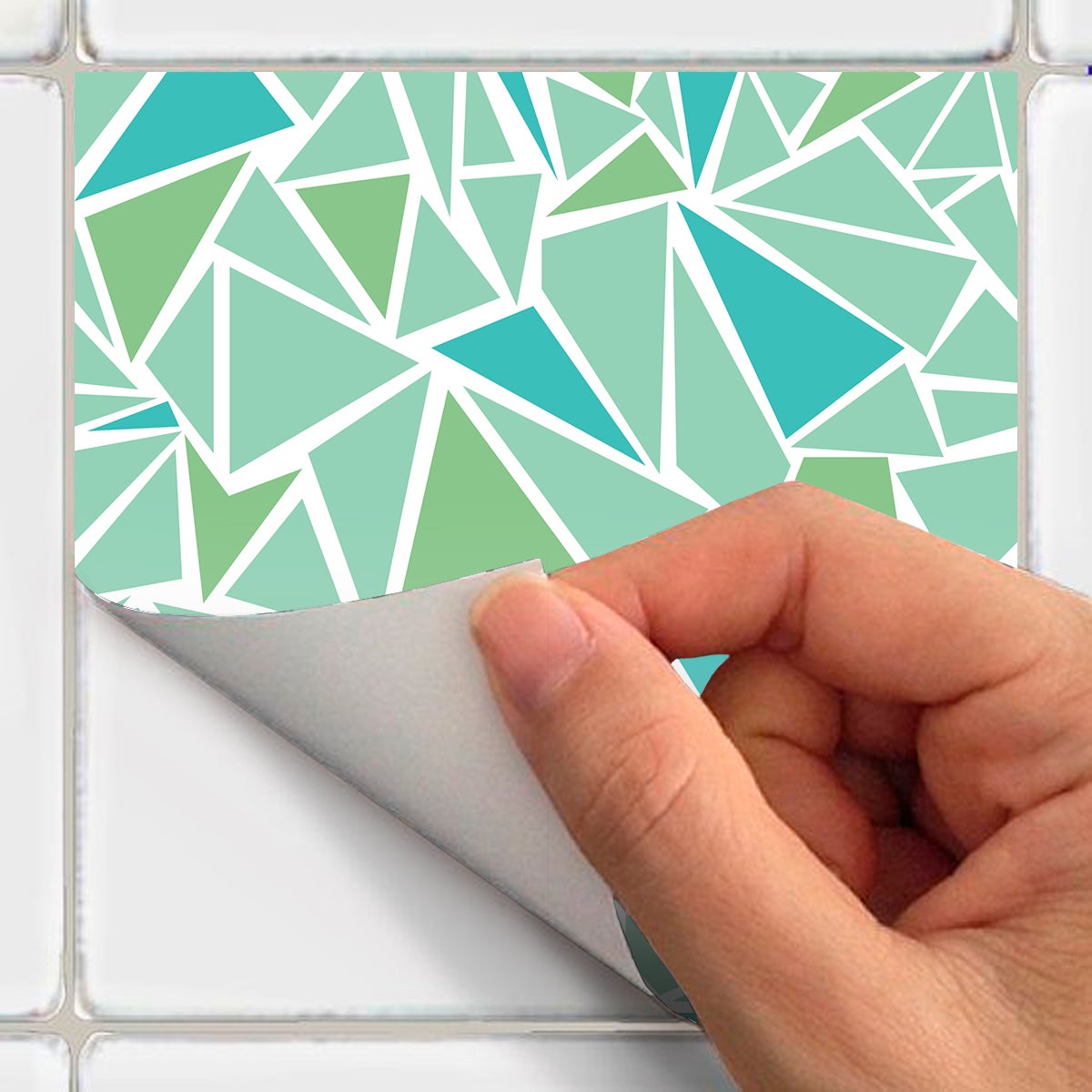 9 adesivi piastrelle terrazzo lila - Sticker adesivo - adesivi murali - 9stickers10x10cm - 4