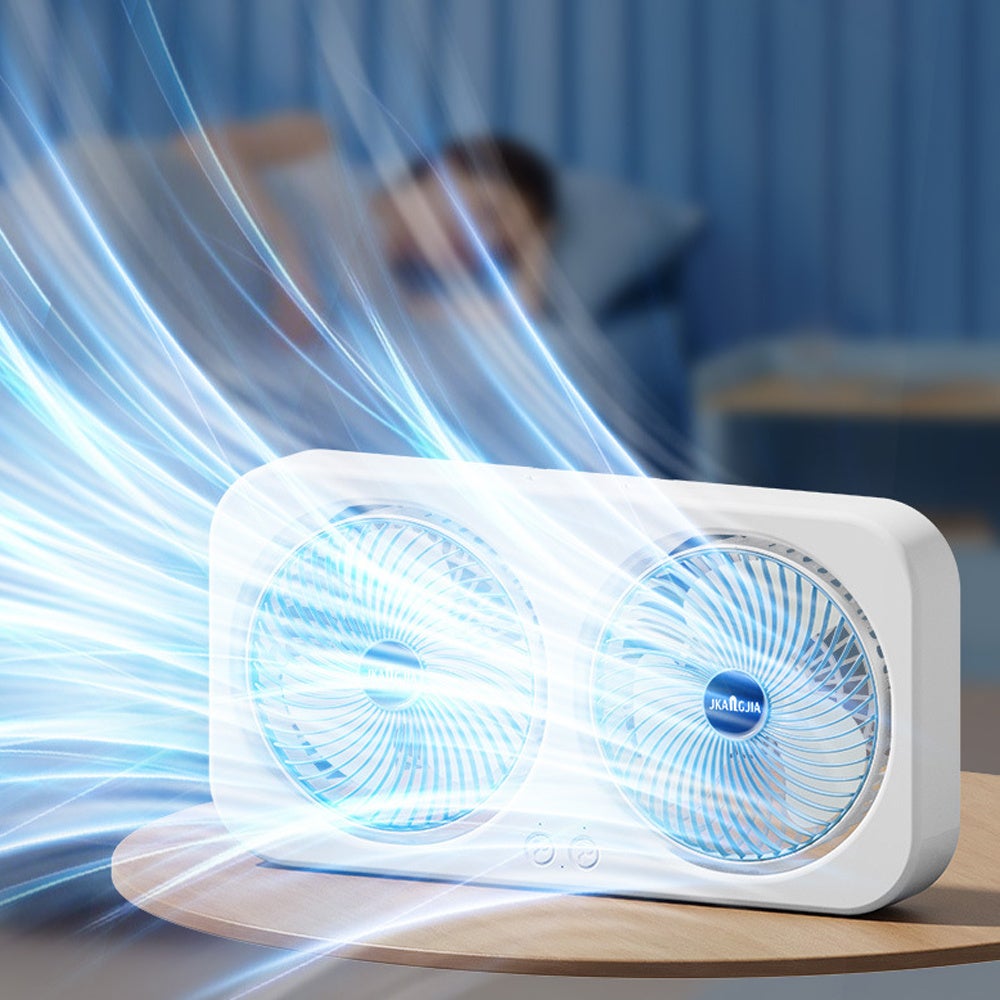 Ventilateur de fenêtre intelligent 3 vitesses + flux d'air réversible — free download