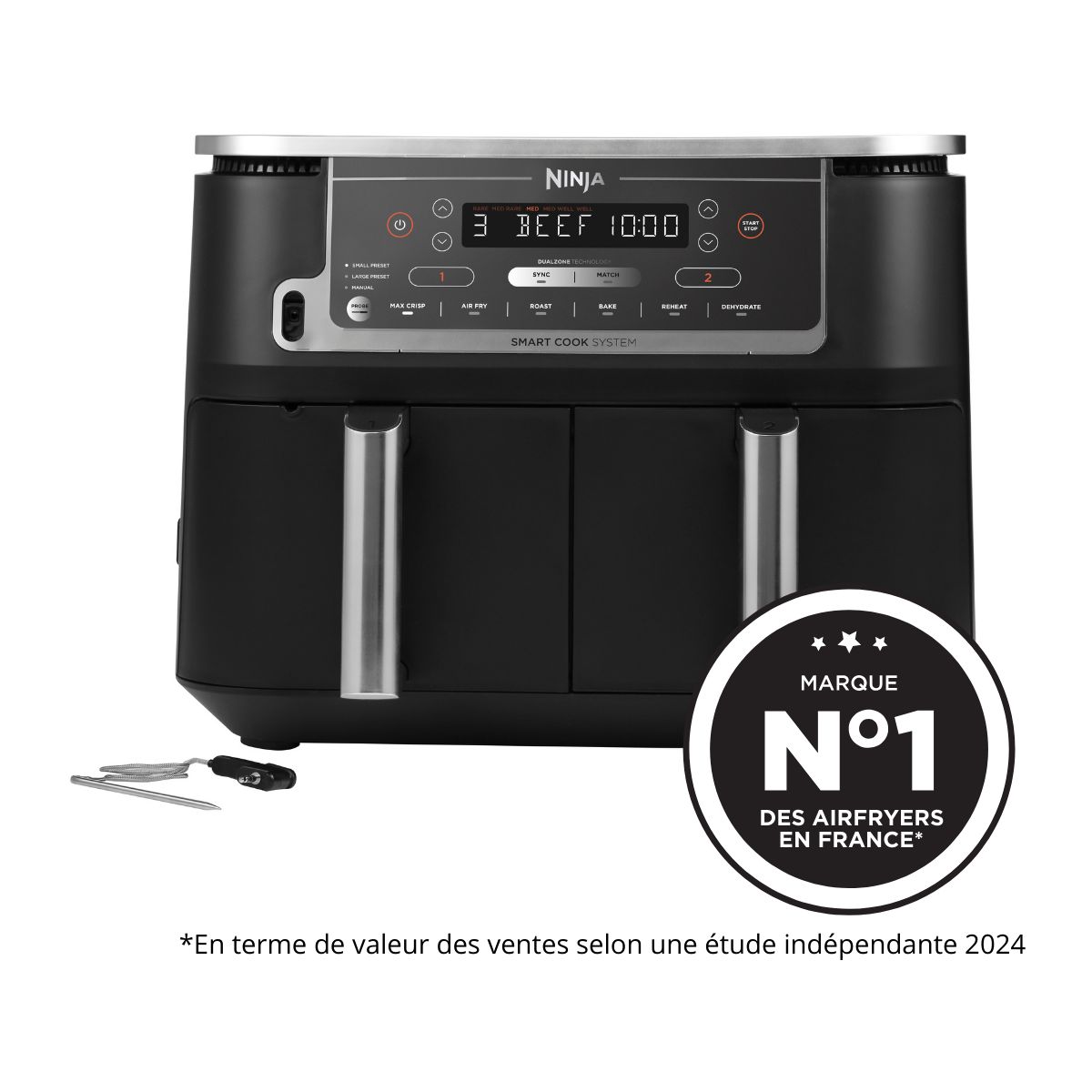 Friteuse sans huile NINJA Foodi Max DualZone 9,5L AF400EU - 3