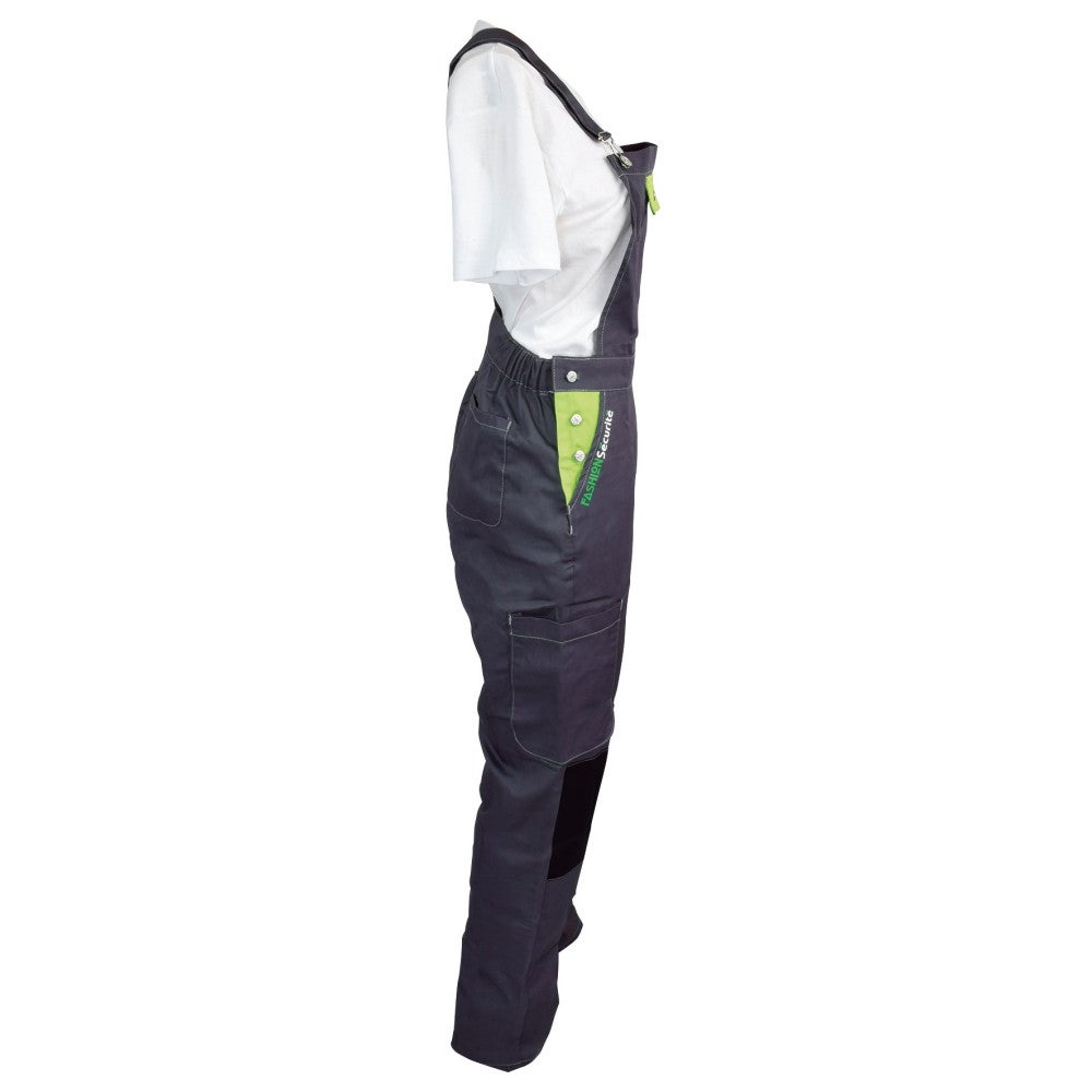 Fashion Sécurité Salopette Travail Femme Violet/Noir - Confortable, Résistante Avec Poches Et Porte-Outils