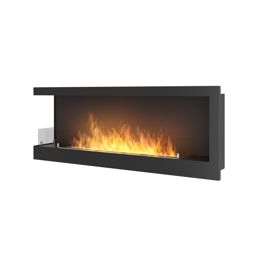 Kominek bioetanolowy do zabudowy SimpleFire Corner 1200 Left z szybą