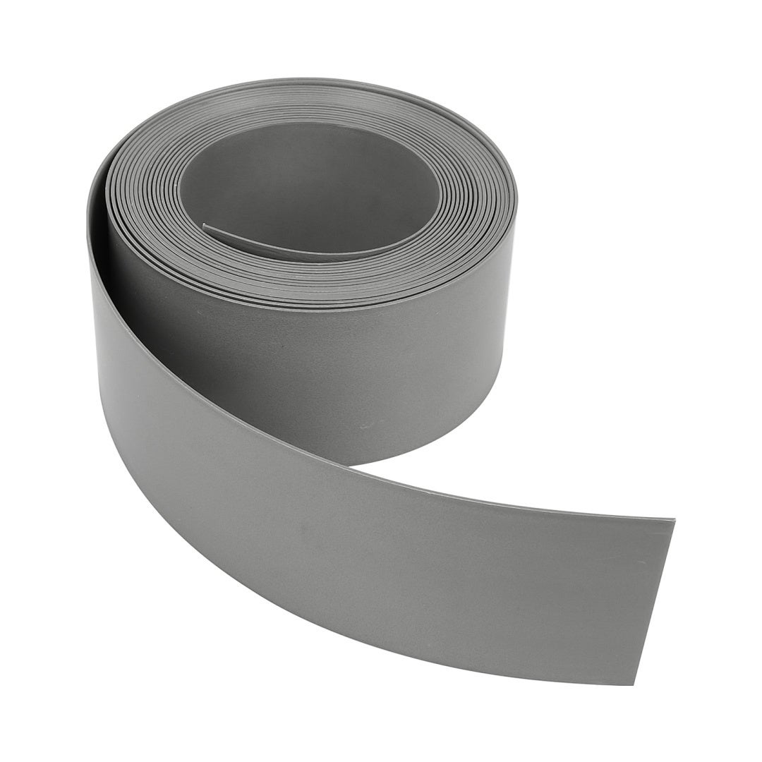 1000 x 12.5 x 0.2 cm Obramowanie ogrodowe z PE Elastyczna obramówka ogrodowa DIY Obramowanie kostki brukowej szare