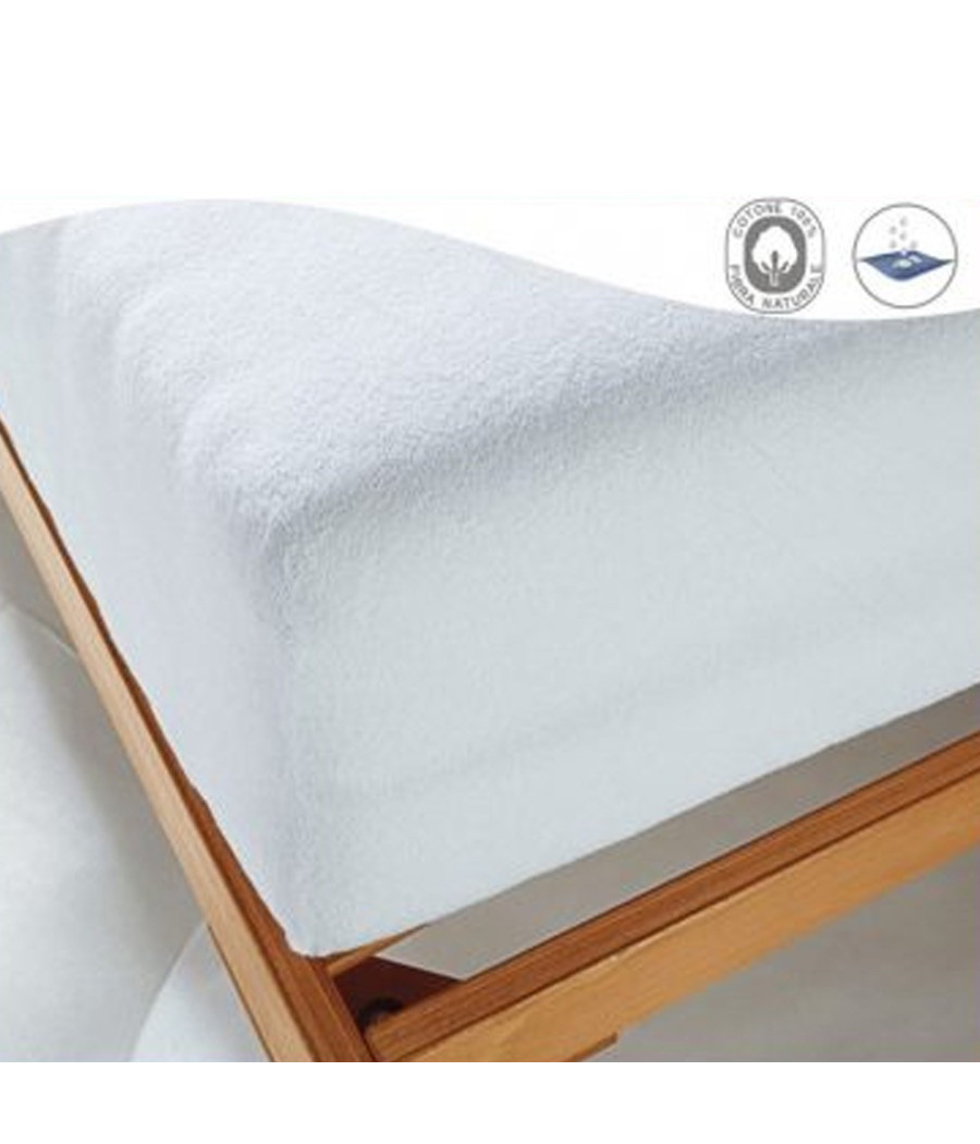 Trade Shop - Coprimaterasso Impermeabile 1 Piazza E Mezza Con Angoli Elastici 130x195cm - - 2