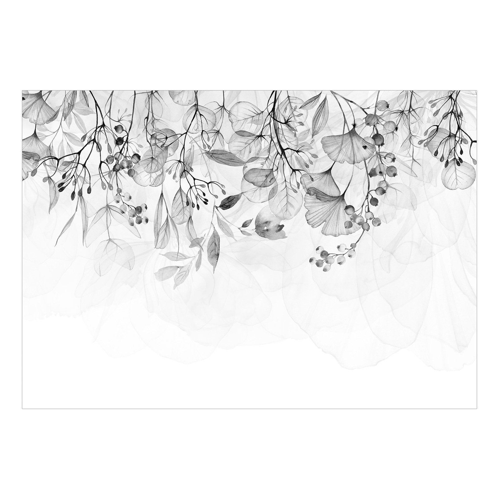 Papier peint Foggy Nature Gris - 400 x 280 cm - 2