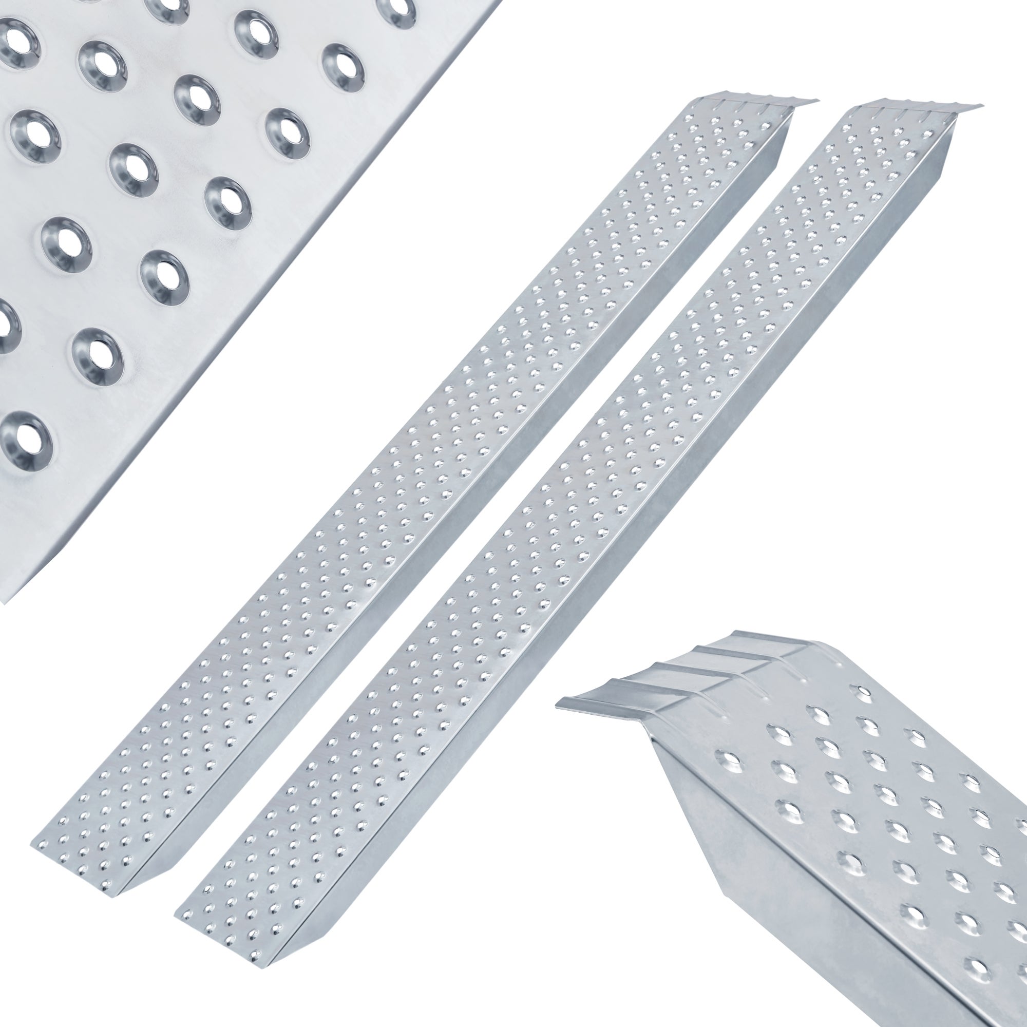 tectake Rampa di accesso Sven set di 2, antiscivolo, carico massimo 400 kg - arg tectake Rampa di accesso Sven set di 2, antiscivolo, carico massimo 400 kg - arg
