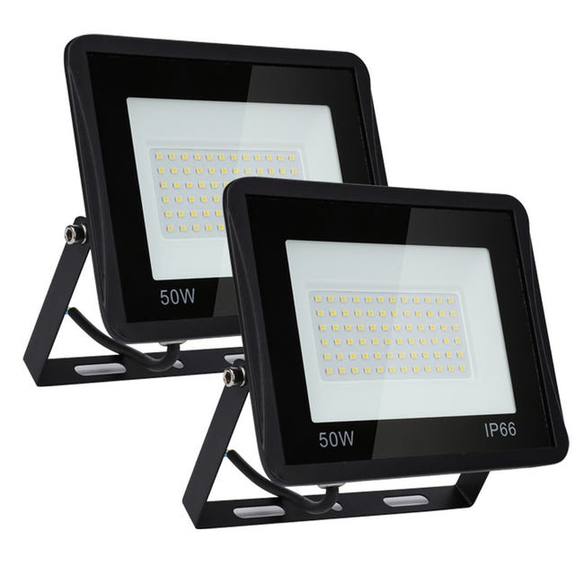 Aigostar Lampada LED flood light da esterno 50W 6500K con pannello solare monocristallino, durata max 12h Aigostar Lampada LED flood light da esterno 50W 6500K con pannello solare monocristallino, durata max 12h