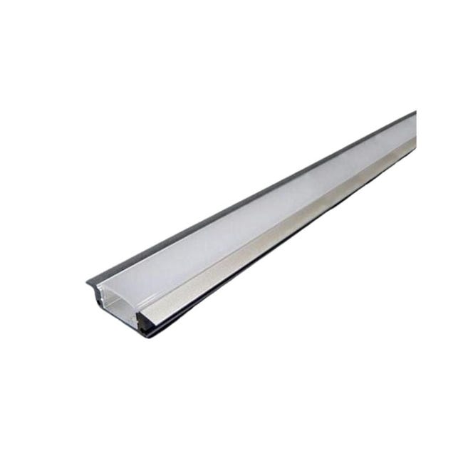Rail Aluminium Bande LED 5050 Profilé Alu Pour Ruban LED GEEKLUX - 2m Avec Couvercle Laiteux - Kit Complet Canal Ruban LED GEEKLUX Rail Aluminium Bande LED 5050 Profilé Alu Pour Ruban LED GEEKLUX - 2m Avec Couvercle Laiteux - Kit Complet Canal Ruban LED GEEKLUX
