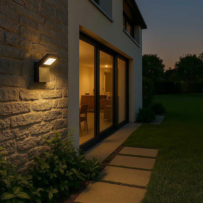 Applique da Esterno ip55 Muro doppia illuminazione giardino parete Applique da Esterno ip55 Muro doppia illuminazione giardino parete