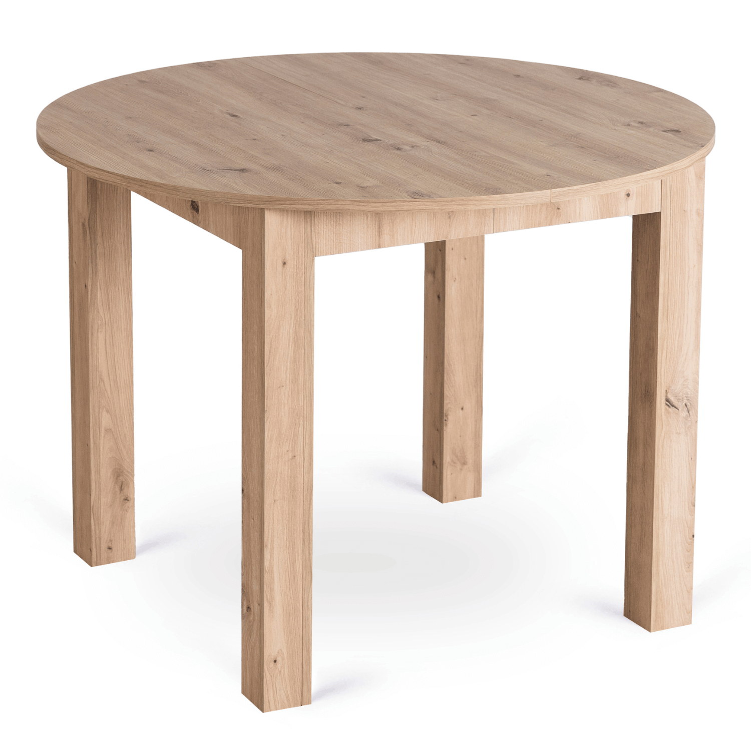 HARRY – Stylowy Stół Okrągły Artisan 102/142 | Rozkładany Do Salonu