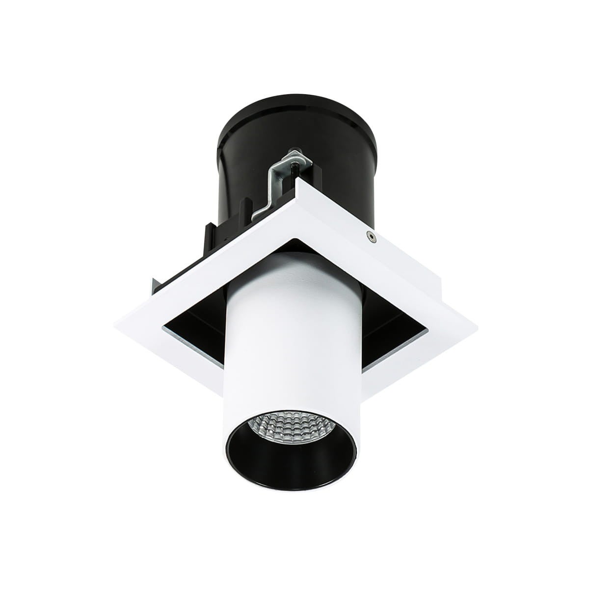 Oprawa stropowa sufitowa wpuszczana Mercanta biało-czarna LED 12W 3000K 810lm wym: 11 x 11,5 x 6 cm kwadratowa Italux - 6
