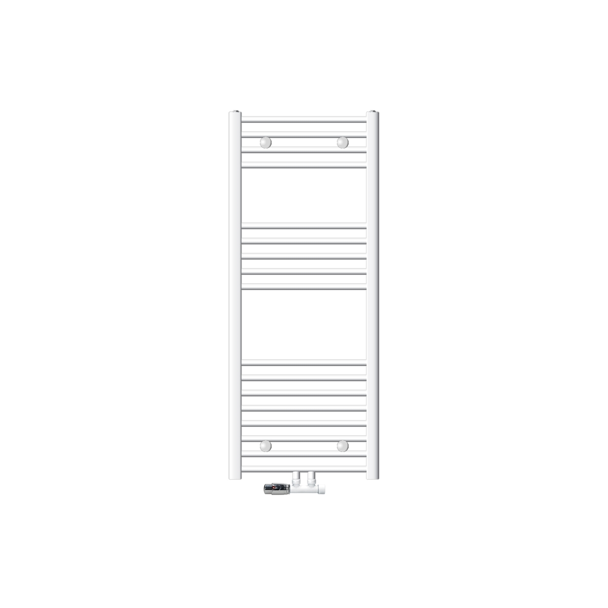 Chauffe GLORYA Blanc 1300 x 500 Mm. Chauffage pour Serviettes Avec Connexion