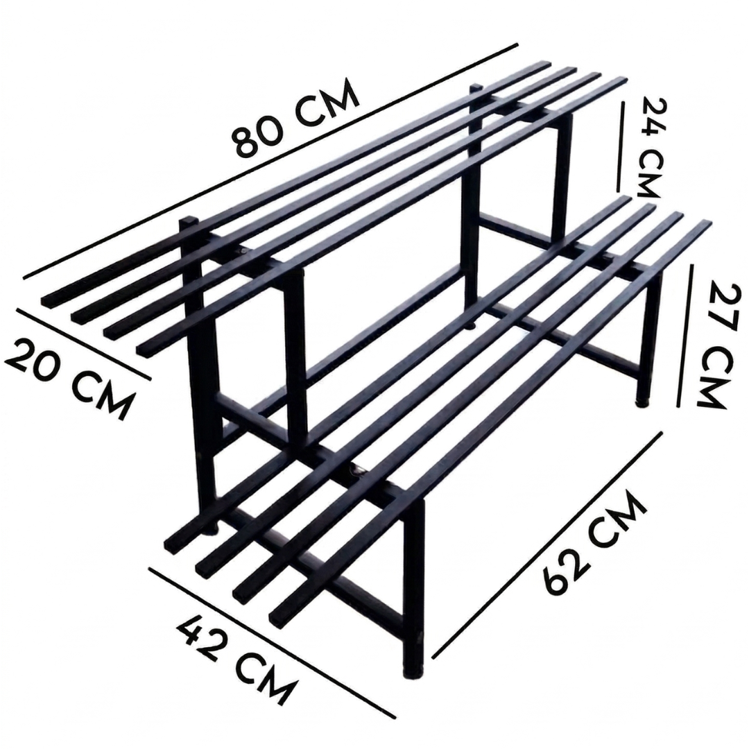 unho Portavasi Piante in Battuto Ferro: Scaffale Porta Piante a Scala da interno esterno 9 Ripiani Metallo Supporto per Piante Fioriere Portafiori Alto Verticale Balcone Giardino Espositore
