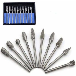 Jeu De 10 Fraises Bois Pour Dremel – Accessoires De Modélisme, Mini Outils Rotatifs Pour Sculpture