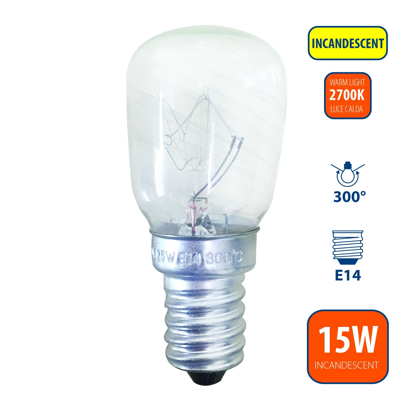 Bombilla 15W 220V Especial Para Horno