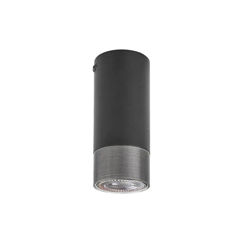 Reflektor sufitowy Spot Zircon czarny matowy-srebrny 1xGU10x10W wym: 12 x 5,2 x 5,2 cm IP20 Rabalux