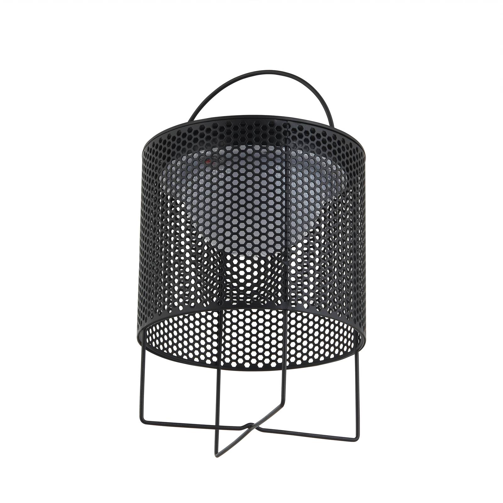 Lampada da terra Lindby Hillary, nero/oro, marmo, 153 cm