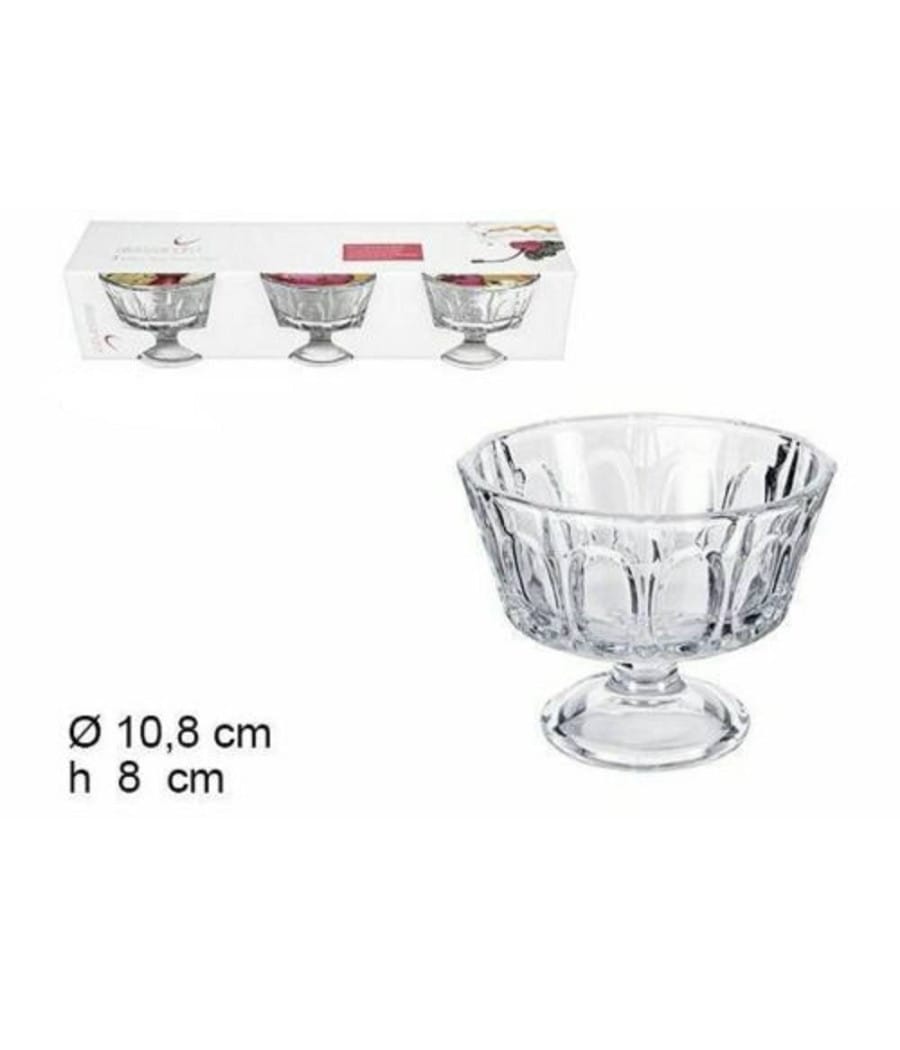 Set Di 6 Coppe Per Gelato In Vetro Luminarc Rosso Rubino Vintage Francese - Coppe Per Gelato In Vetro Rosso O Bicchieri Per Bevande - Set Di Bicchieri Da Champagne - Italia