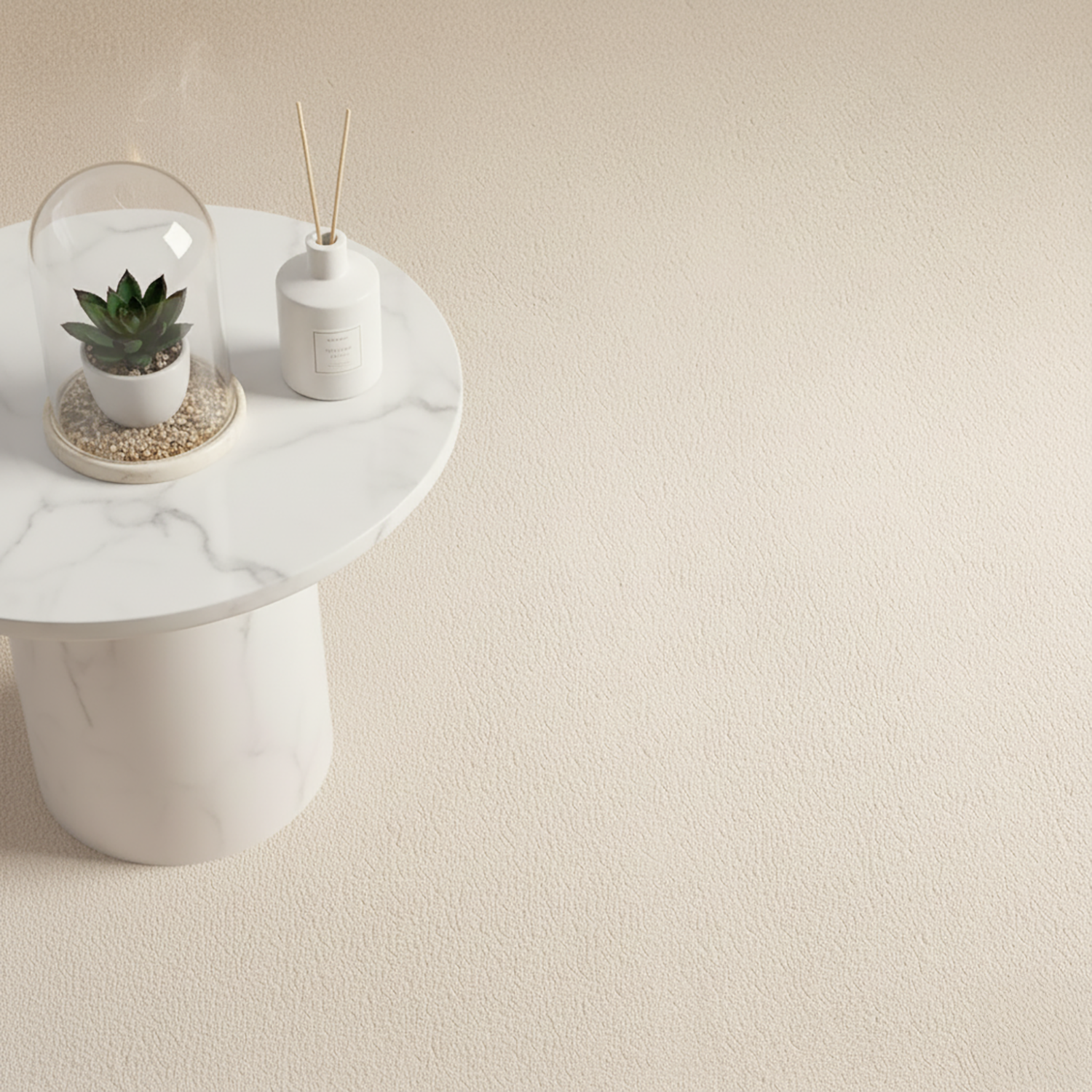 RUGURA - Alfombra Salón Moderna Unicolor Lavable Antideslizante Pelo Corto y Suave 150x220cm Beige - 5