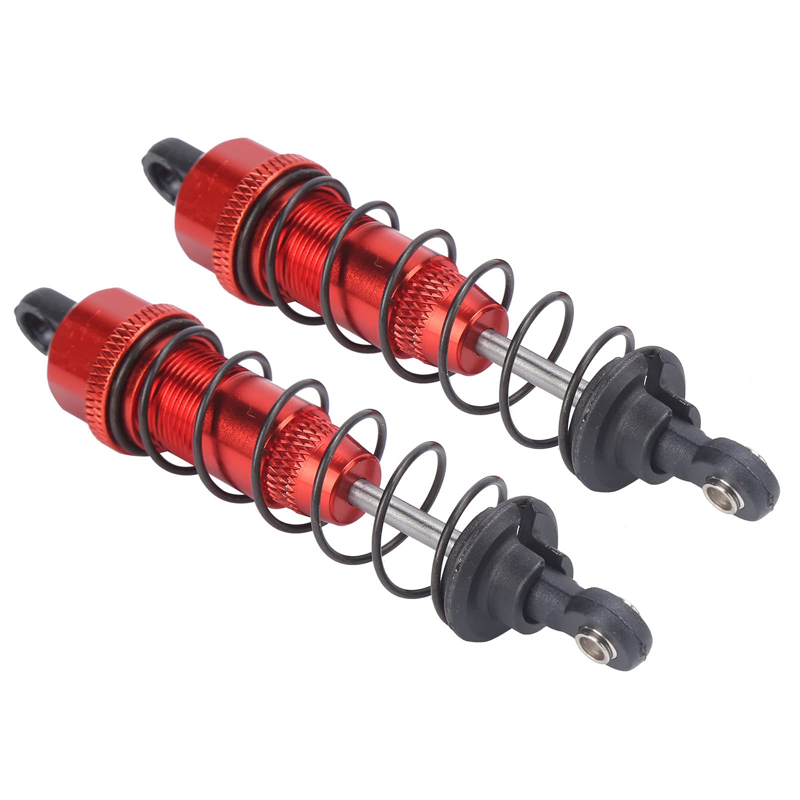 Lot de 2 amortisseurs en métal RC 100 mm pour pièces de mise à niveau de voiture TRAXXAS SLASH 2WD RC (rouge) - COMFORTXL | Leroy Merlin