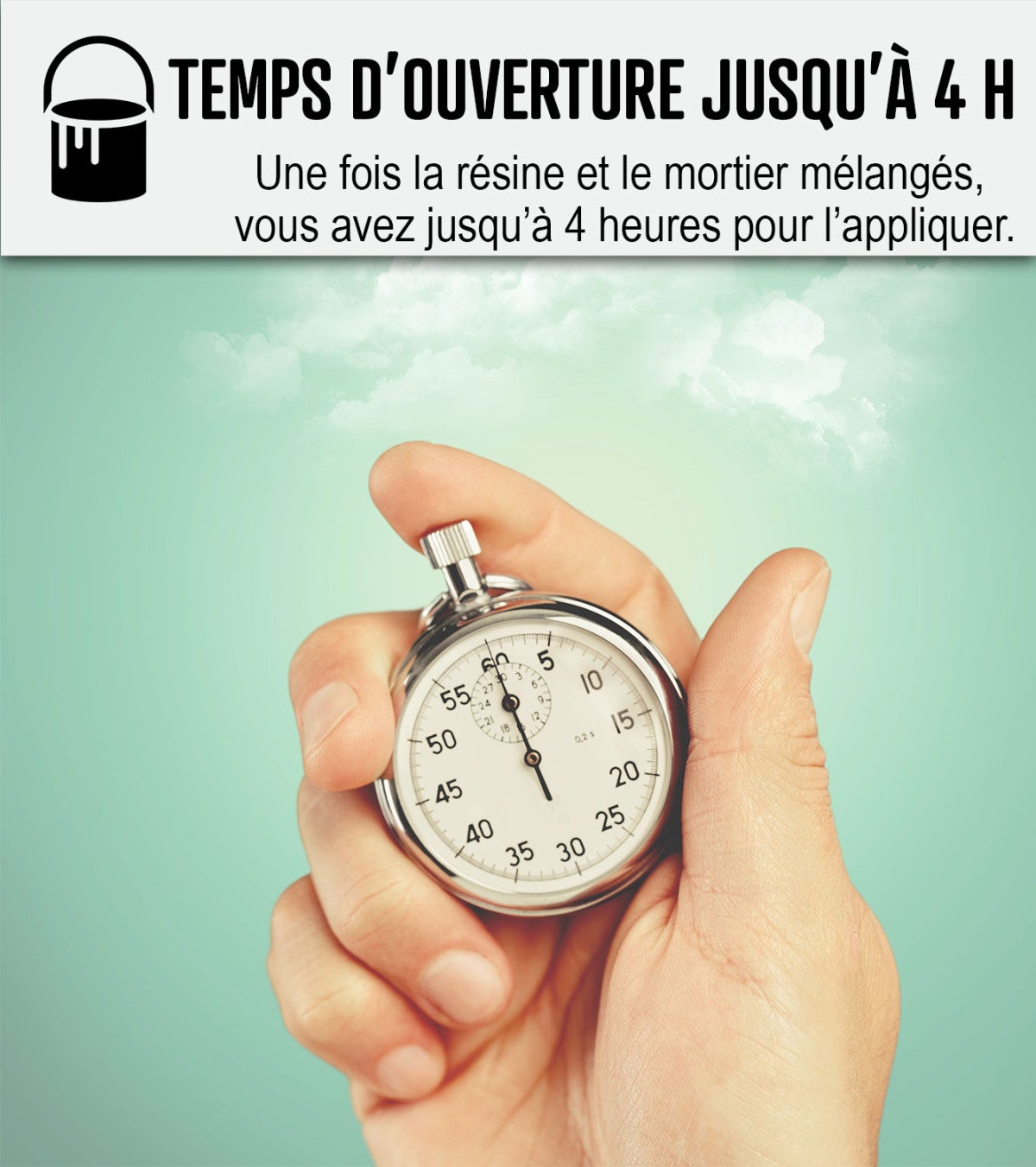 Microcemento per pavimenti interni: alta protezione - 10 m² (in 2 strati) Marrone Glassato - ARCANE INDUSTRIES - 4