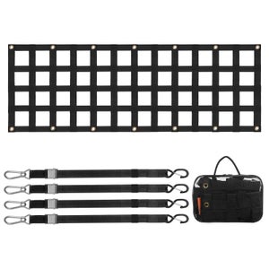 Filet élastique 125x210cm Filet Remorque Hillfield - 125x210cm Extensible 200x300cm - Sécurité Chargement Filet élastique Transport Filet élastique 125x210cm Filet Remorque Hillfield - 125x210cm Extensible 200x300cm - Sécurité Chargement Filet élastique Transport