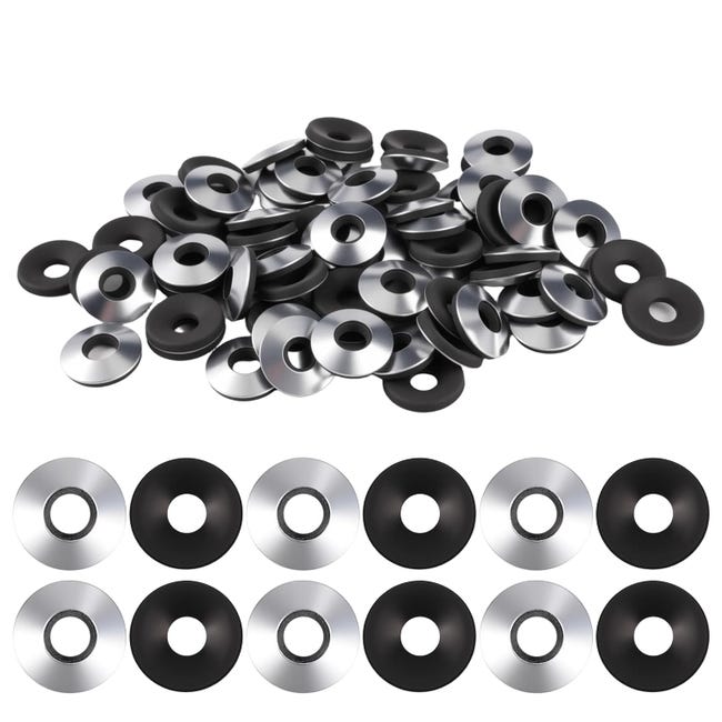 10/20 pezzi O-ring di ricambio in gomma per dado Spinlock, accessori fness, durevoli e pratici, in plastica nera, 25mm 18 10/20 pezzi O-ring di ricambio in gomma per dado Spinlock, accessori fness, durevoli e pratici, in plastica nera, 25mm 18