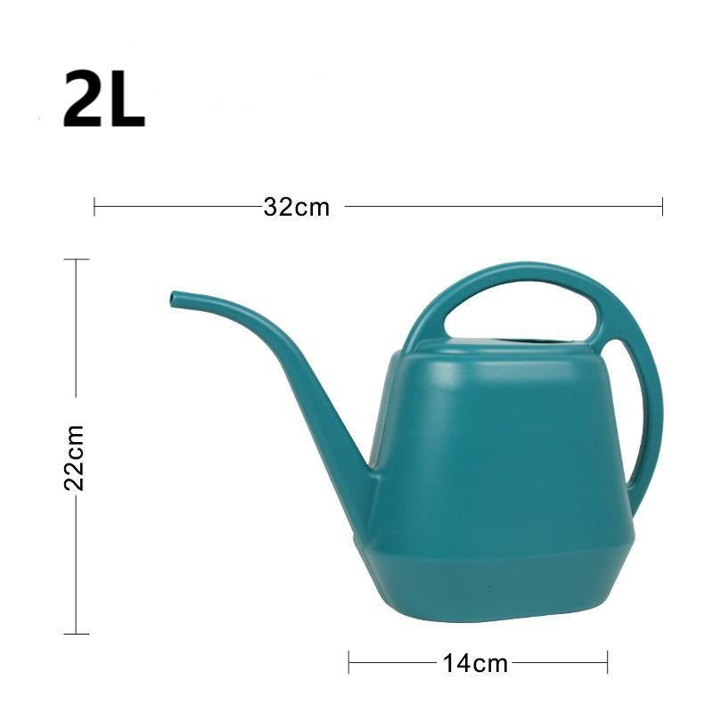 BEAFACE Lot de deux arrosoirs à long bec - 2L, pulvérisateurs de jardin, adaptés aux plantes d'intérieur, aux potagers et aux plantes en pot. - 2