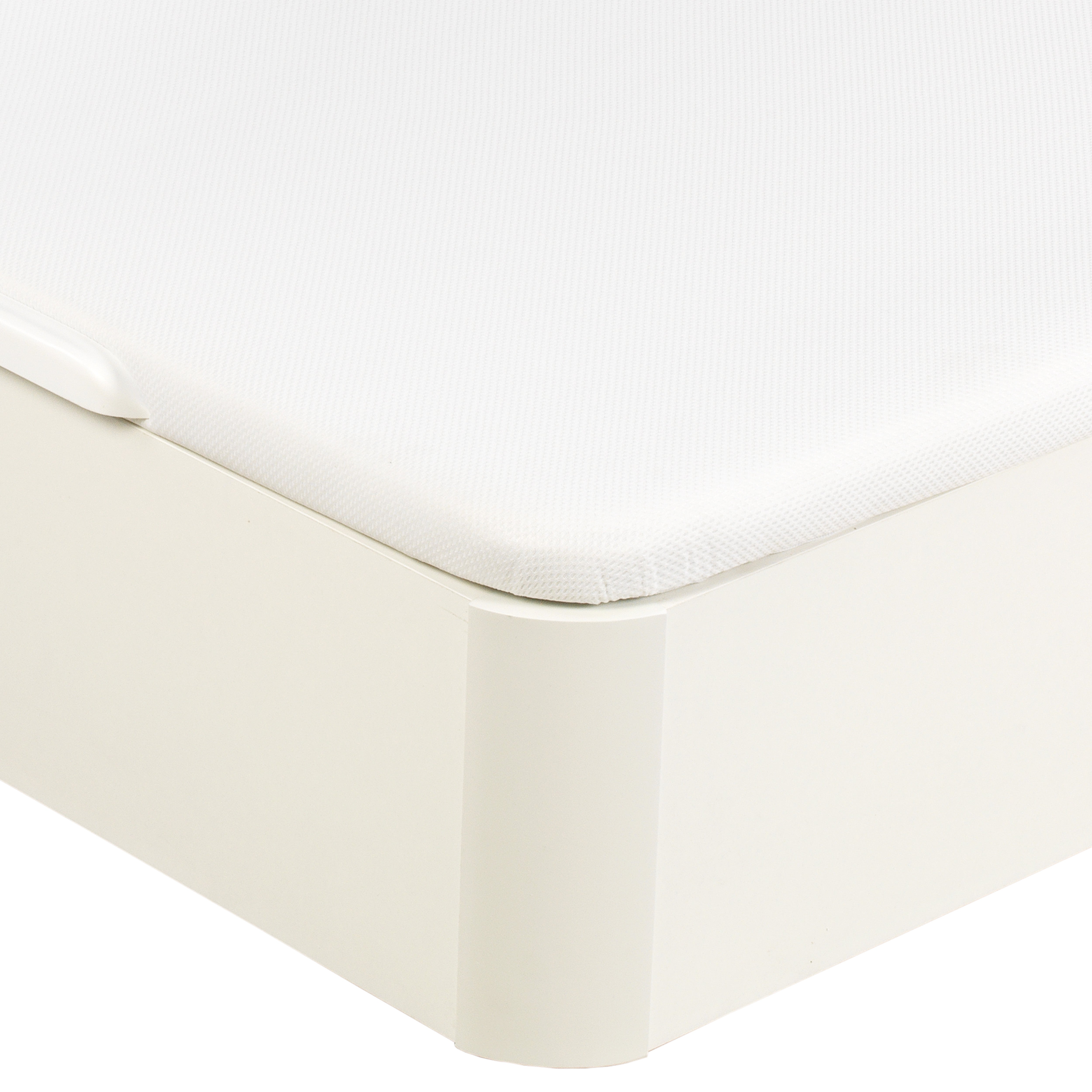 Sommier juvenil 90 x 190 cm WTS | Branco | Lateral | Montagem e remoção incl. - 3