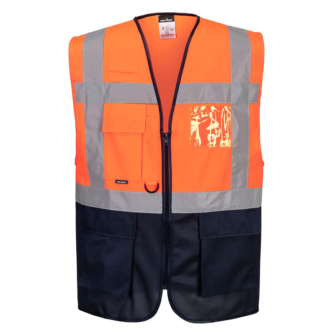 Gilet fluo secouriste Haute Visibilité Portwest Executive Warsaw Jaune / Noir XXL - 4