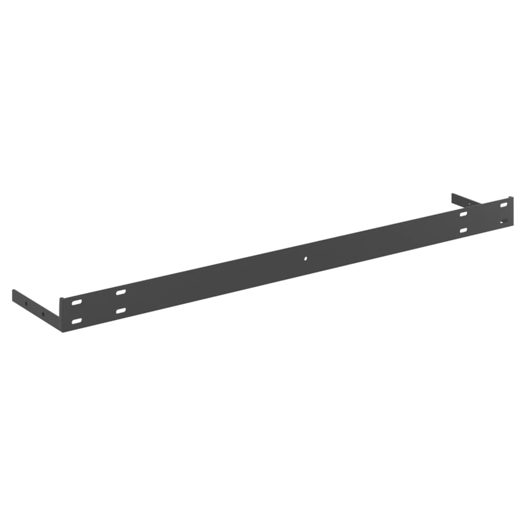 Étagère flottante murale | Étagère de rangement chêne et blanc 80x23,5x3,8 cm MDF CFW122374 - 6