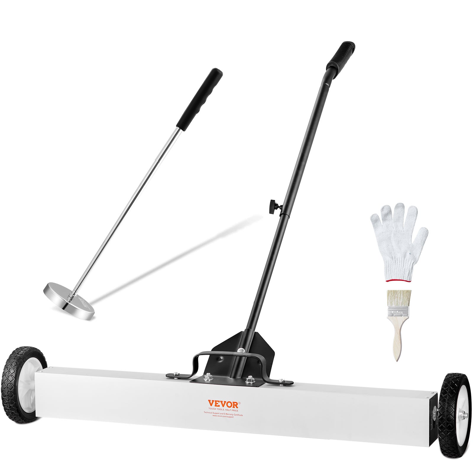 Zamiatarka magnetyczna teleskopowa miotła magnetyczna zamiatarka do dywanów zwijana 91cm VEVOR