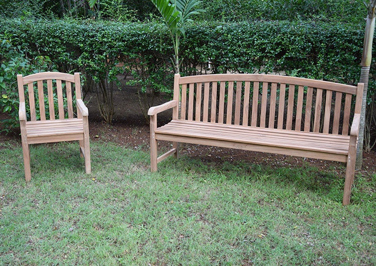 Salon détente en teck massif Darlington, 4/5 places - 6