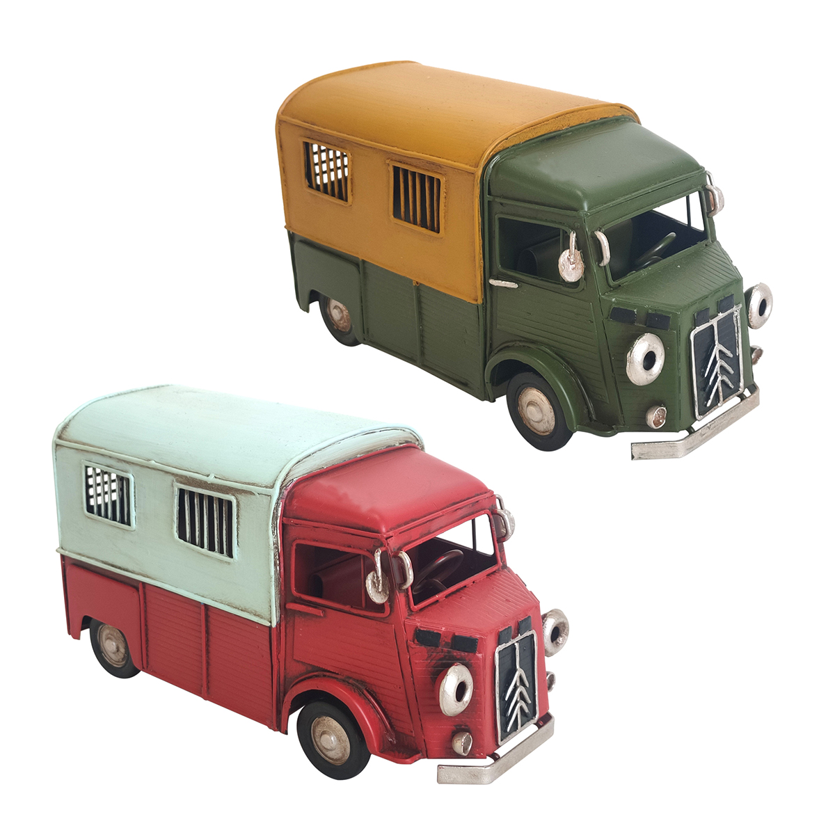 Origen home decor camion 2 u vehiculos | modelismo vehículos terrestres multicolor - 9x17x8cm