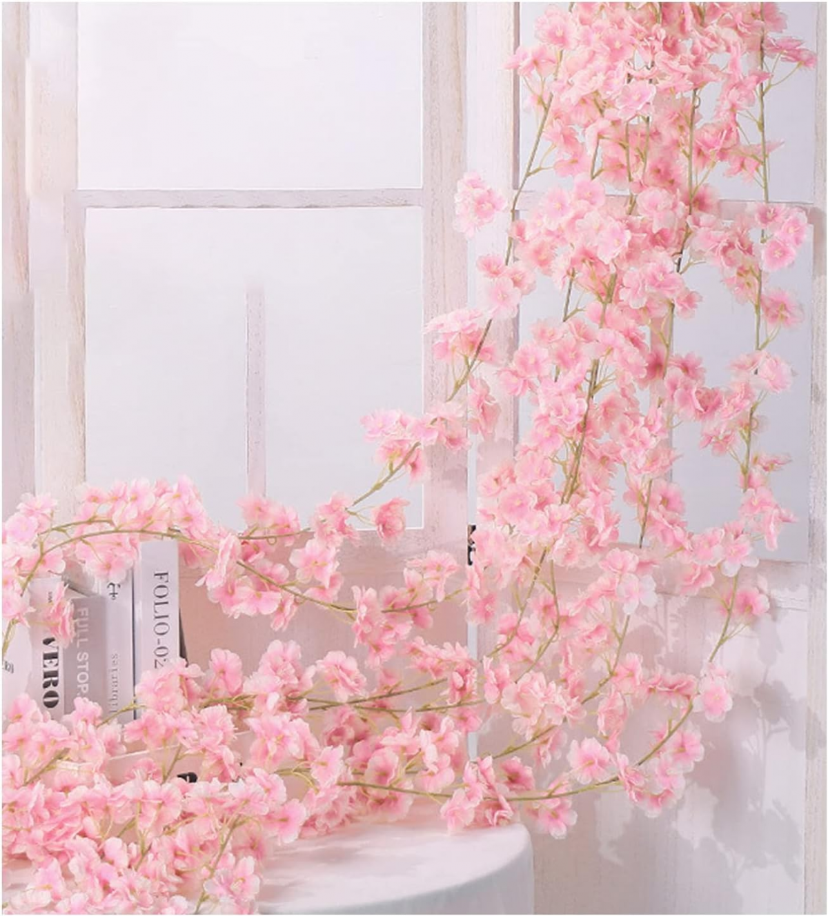 Kit de 6 paneles vegetales rosas de 1,8 m - Decoración para eventos ...