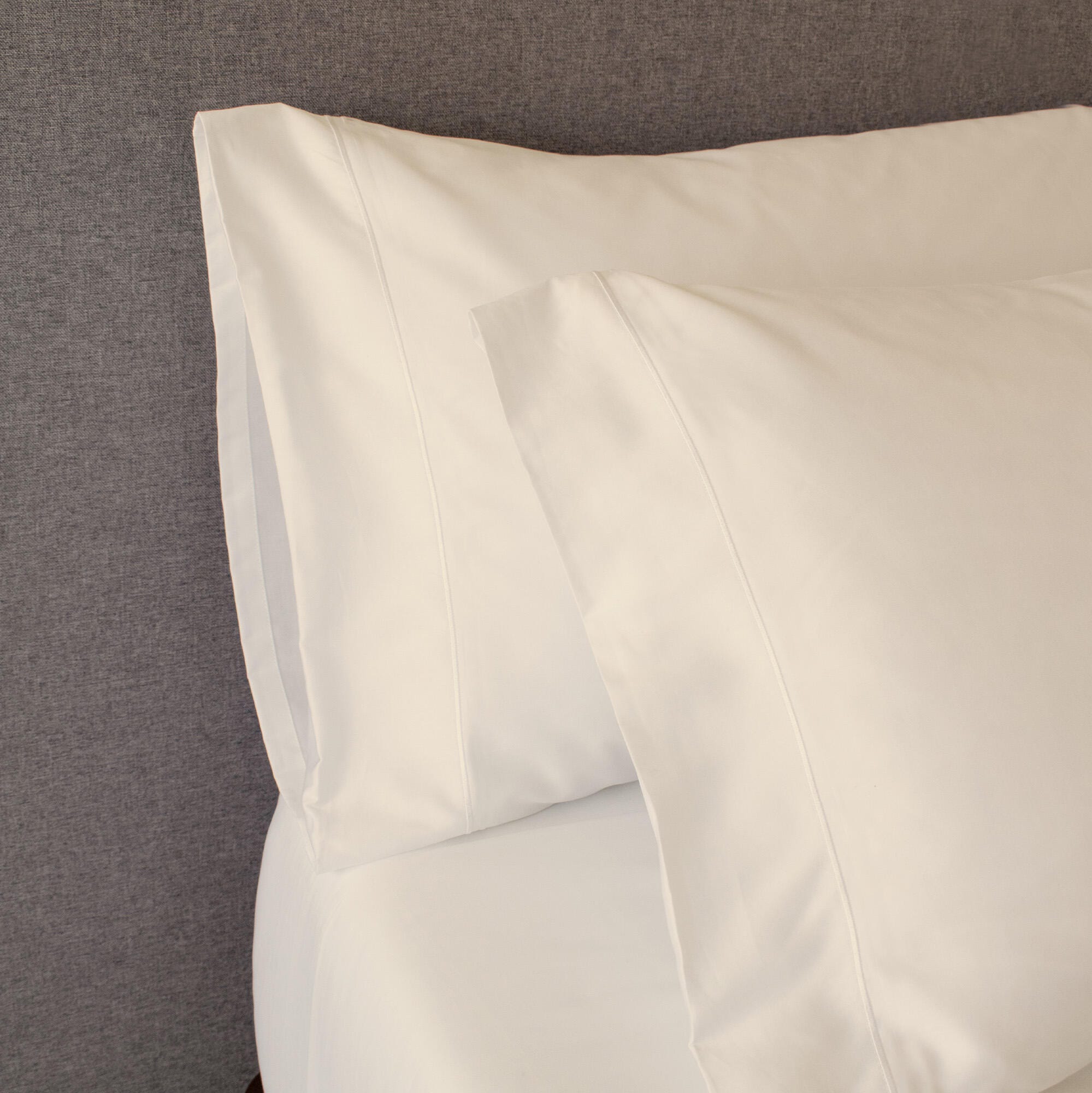 Funda de almofada Bordón INSPIRE algodão 300 fios bege 50 x 85 cm - 2