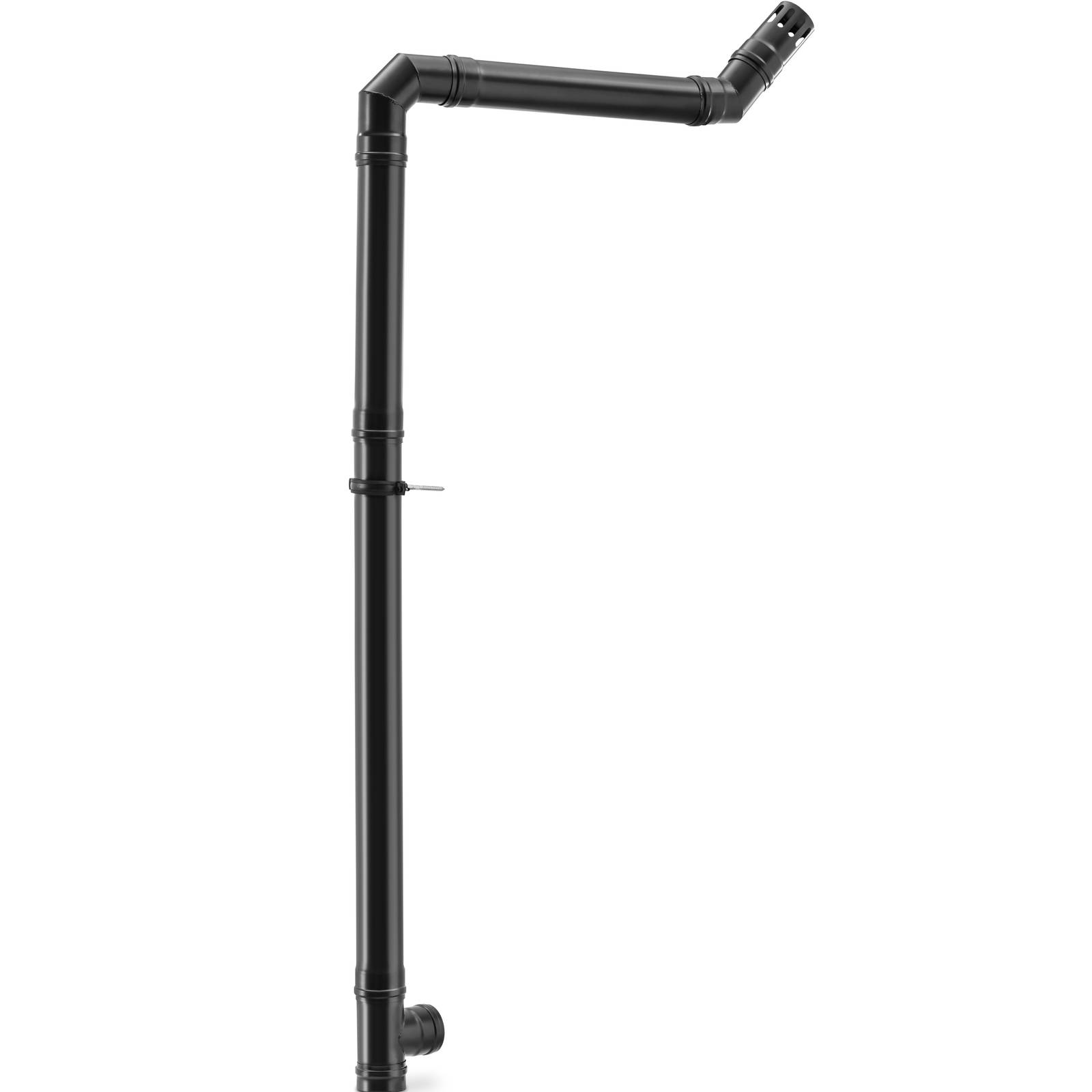 Kit Traversée De Mur Pour Granulés 500 Mm – Ventilation, TÜV, Made In Germany