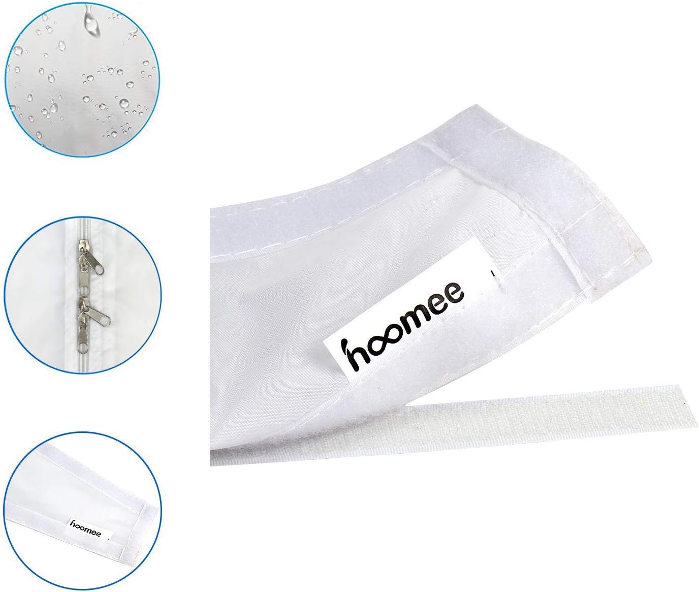 Joint d'étanchéité pour fenêtre de climatiseur portable – joint d'isolation pour fenêtre – tissu d'étanchéité coupe-vent (150 cm, 100 pièces) - 3