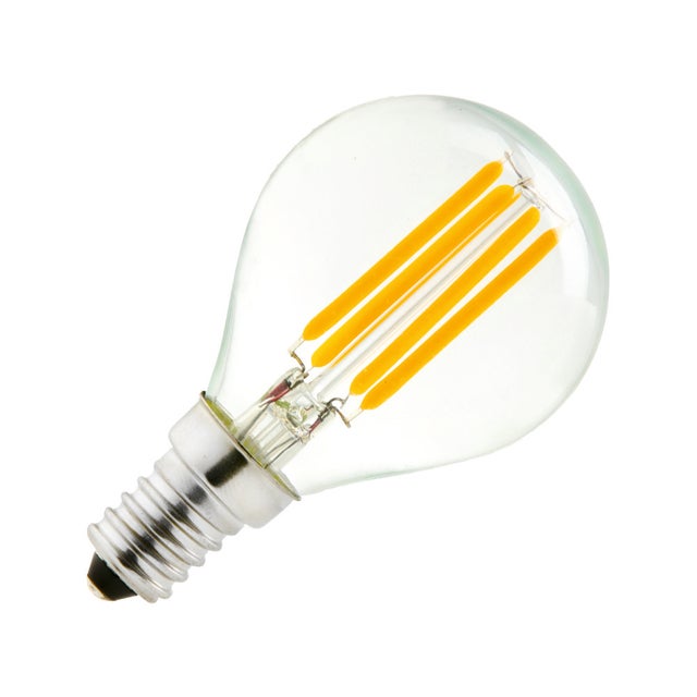 Ampoule LED filament E14 sphérique 4W (equiv. 40W) 470Lm 2700K - garantie 2 ans