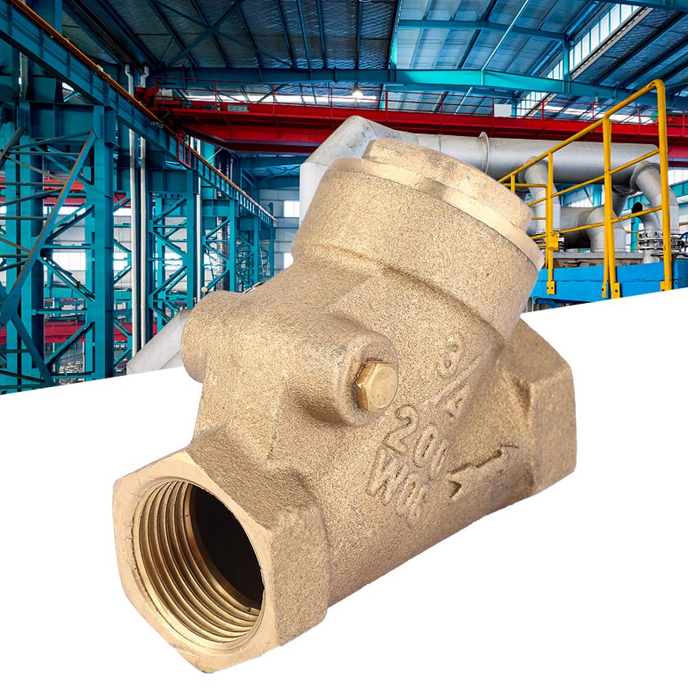 Clapet anti-retour en laiton à filetage NPT 3/4 po Clapet anti-retour unidirectionnel de type Y 1,6 Mpa pour eau et gaz - 5
