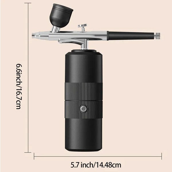 Kit Aérographe Portable Joyeee Pour Maquillage Et Décoration Gâteaux - Modèle TC-100, Couleur Blanc
