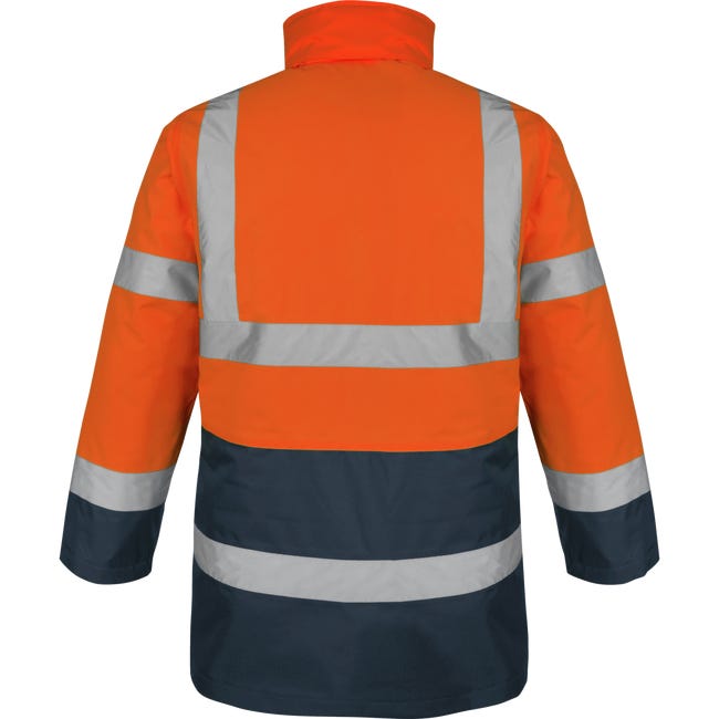 Bomber De Travail Haute Visibilité Würth MODYF – Orange Fluo, Imperméable, Avec Bandes Réfléchissantes – Normes EN 20471/343/14058
