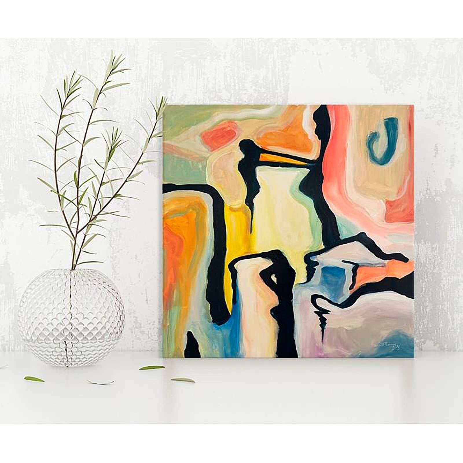 Tableau abstraction 66 - 40 x 40 cm - 5