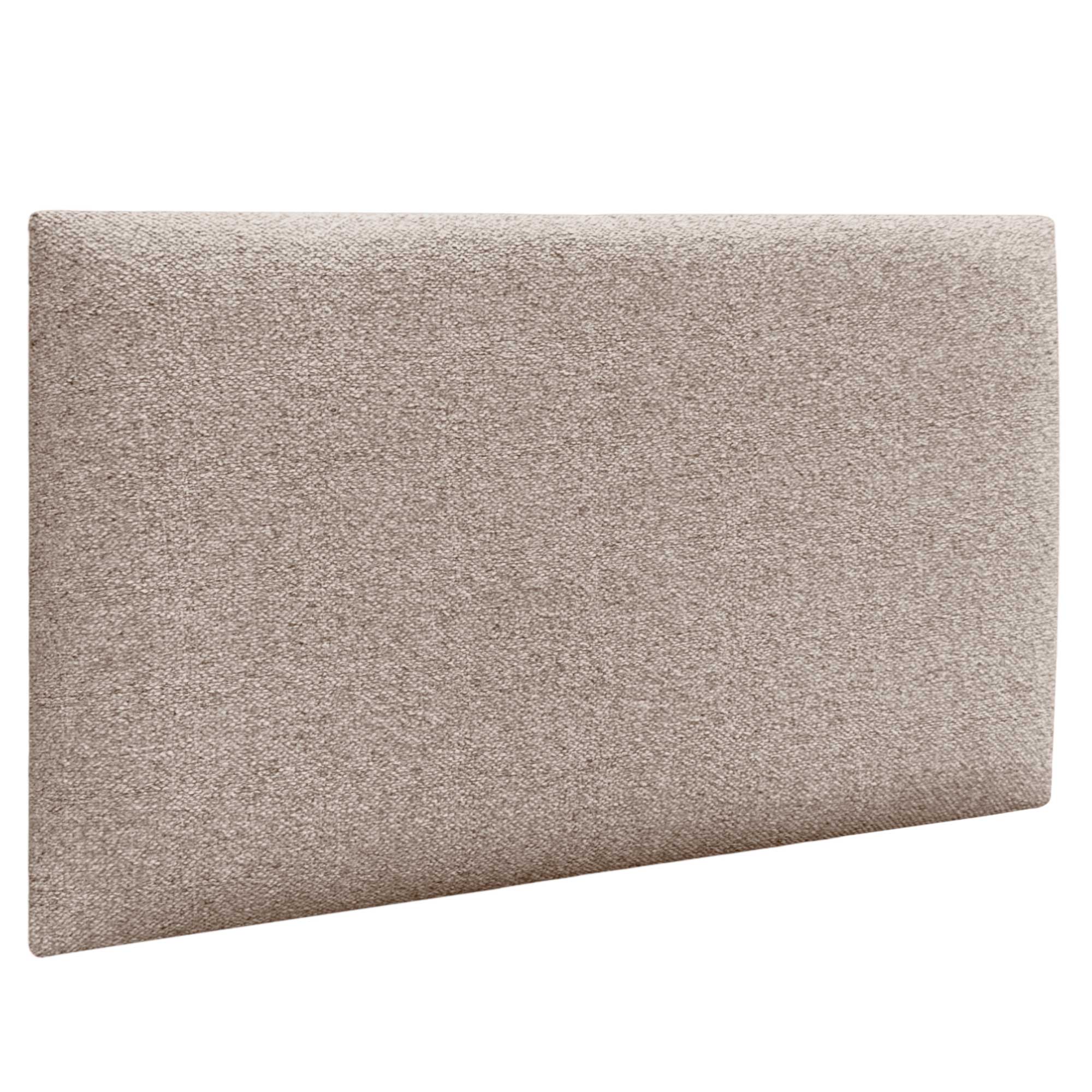 Panneau Mural Rembourré En Lin Naturel Autocollant - 50x40 Cm épaisseur 4 Cm - Tête De Lit Acoustique Beige